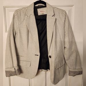 Striped Merona Gray Blazer